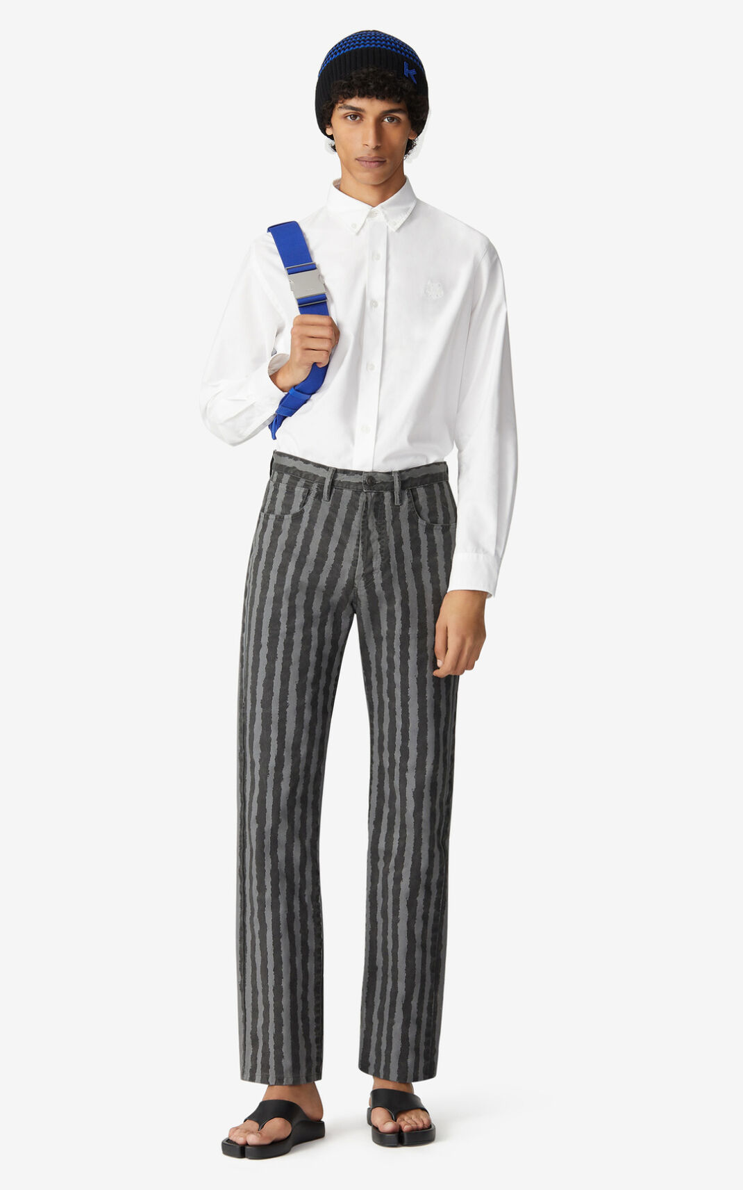 Kenzo Striped Jeans Herr | 52673-MBSG